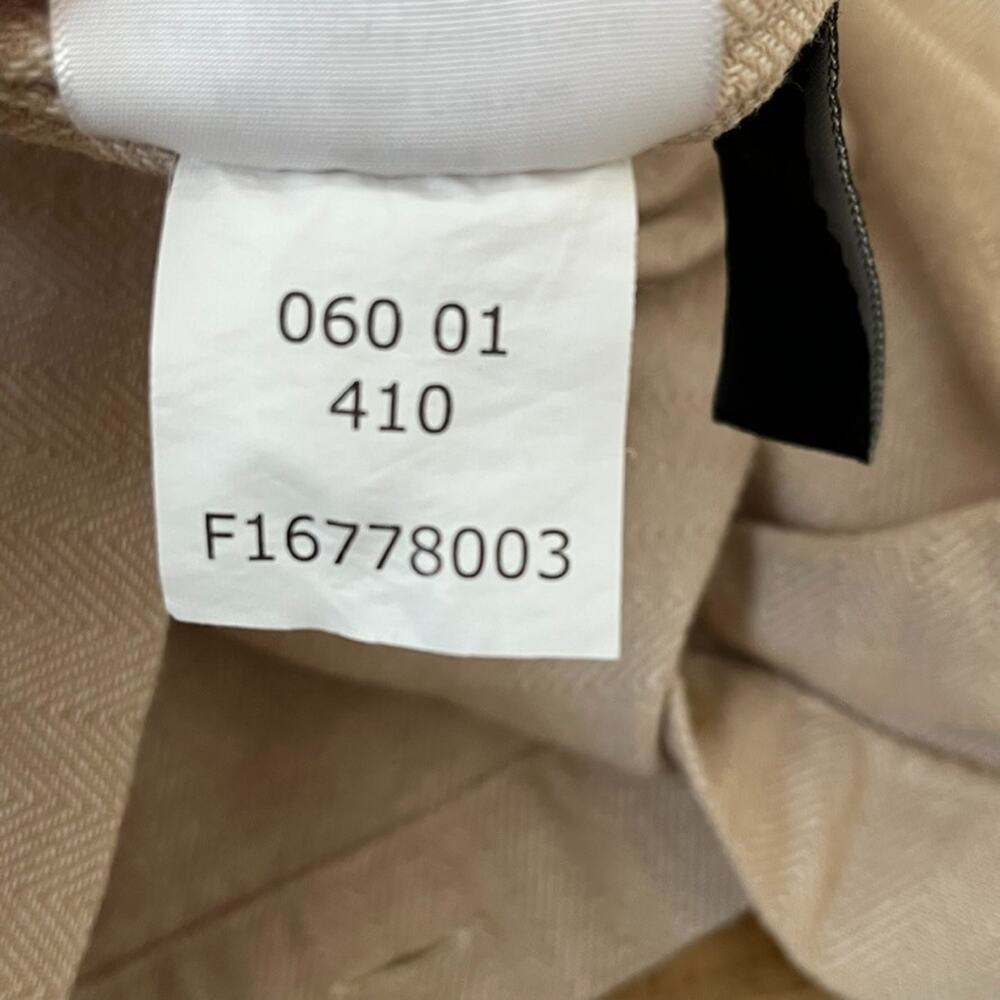 Vintage Modern Thomas O'Brien Duvet Cover Set 3 Piece Beige Herringbone - Picture 7 of 15